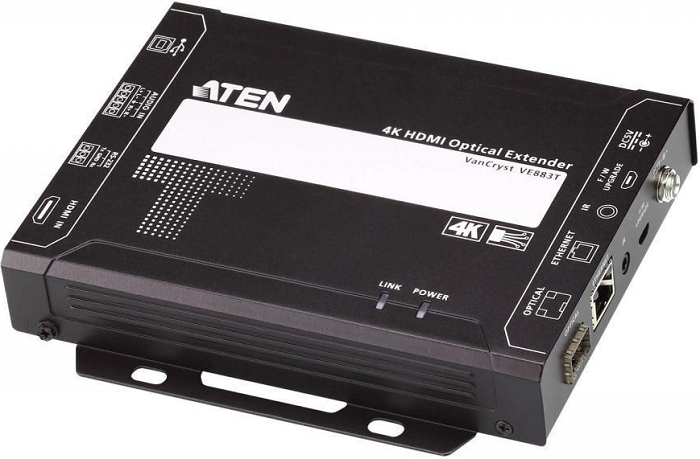 

Удлинитель Aten VE883TK1-AT-G extender transmitter, HDMI+AUDIO+USB+RS232+IR+ETHERNET, 300 м., 2xОптич.волокно многомод.850нм, HDMI+5 клемм+USB B+3 кле, VE883TK1-AT-G