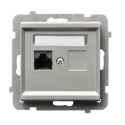фото Розетка Ospel GPK-1R/K/m/38