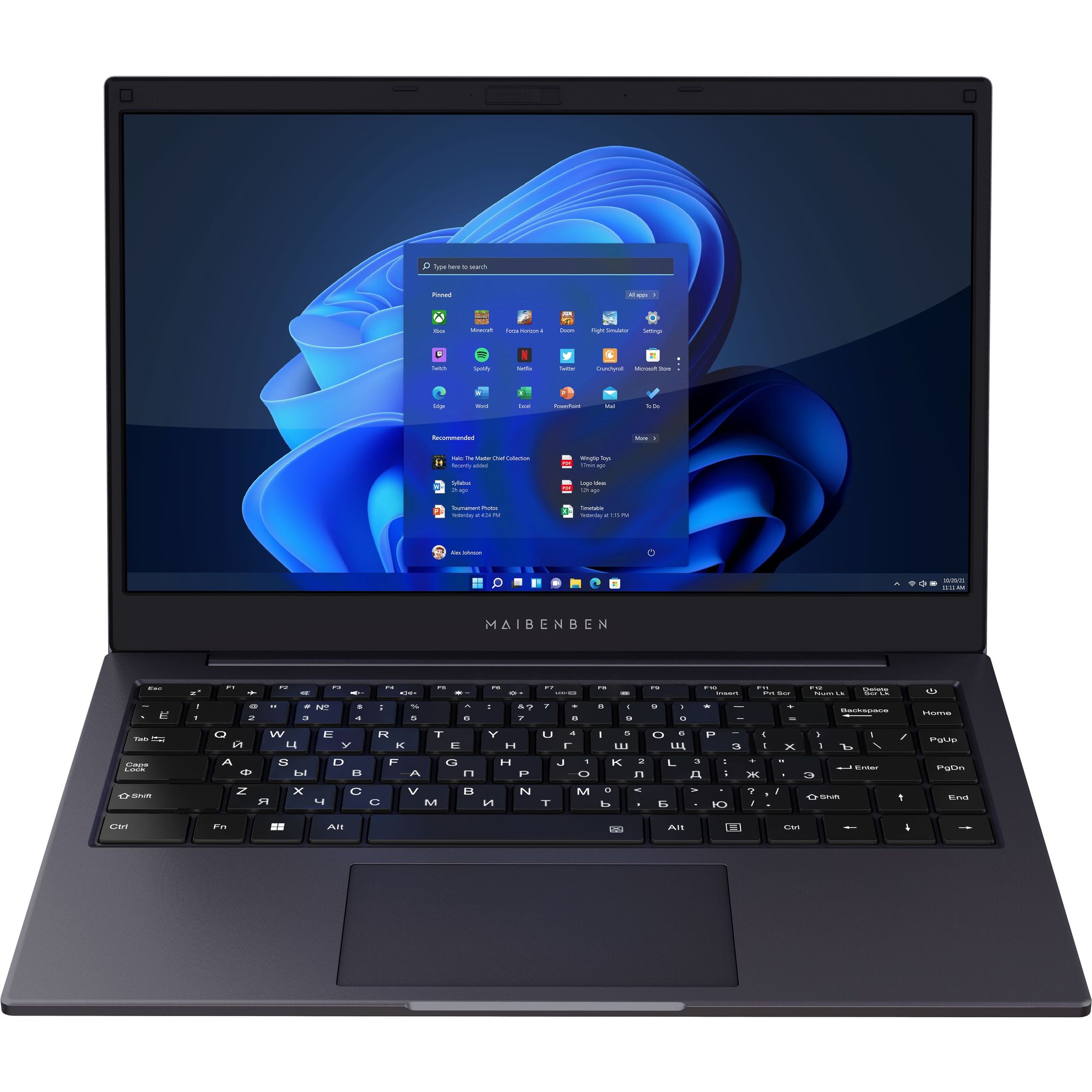 

Ноутбук Maibenben Smart S14A-iN10UM N100/8GB/256GB SSD/UHD Graphics/14"(1920x1080 IPS)/Cam/BT/WiFi/Win11Home/Dark Blue, Smart S14A-iN10UM