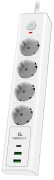 фото Сетевой фильтр Cablexpert EXN-4-CU2-W-2