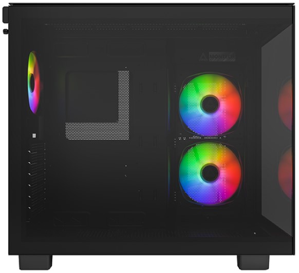 

Корпус ATX Montech KING 65 PRO Black KING65PB без БП, боковая панель из закалённого стекла, USB Type-C, 2*USB 3.0, KING 65 PRO Black