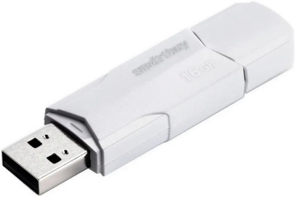 фото Накопитель USB 2.0 16GB SmartBuy SB16GBCLU-W в Волгограде