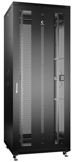 

Шкаф напольный 19", 42U Cabeus ND-05C-42U80/80-BK телекоммуникационный 800x800x2055mm (ШхГхВ) передняя и задняя перфорированные двери, ручка с замком,, ND-05C-42U80/80-BK