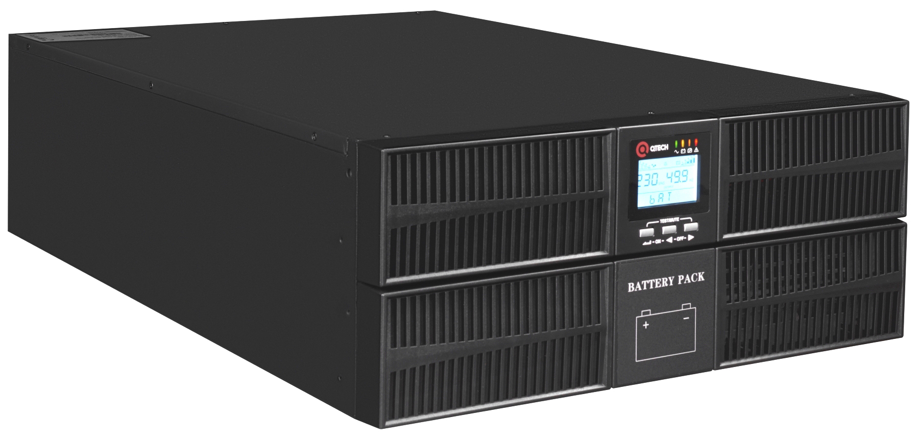 

Источник бесперебойного питания QTECH QPS-OLS-RT-6-192SK Online 6000ВА/6000Вт, серия SKY OLS, Rack Tower, 4U, 16х9Ач, клеммный терминал, USB, RS232, S, QPS-OLS-RT-6-192SK