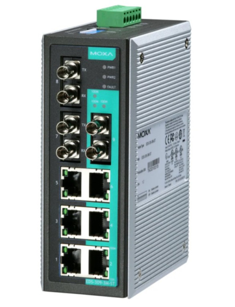 фото Коммутатор неуправляемый MOXA EDS-309-3M-ST-T в Уфе