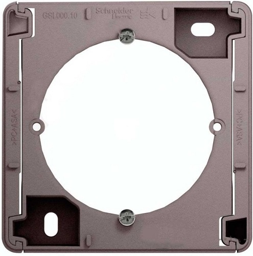 

Коробка Schneider Electric GSL001200 GLOSSA для наружного монтажа (платина), GSL001200