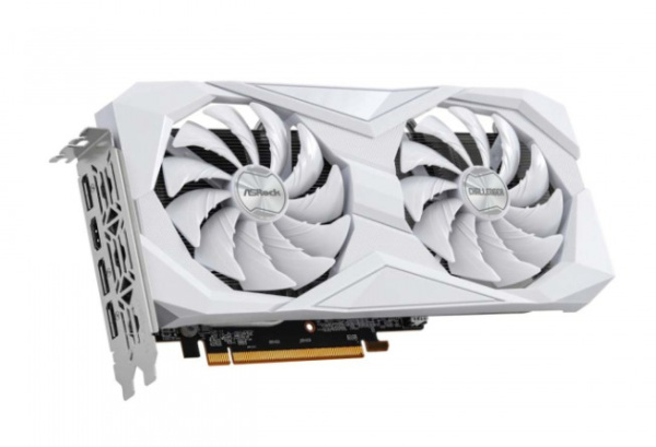 фото Видеокарта ASRock Radeon RX 6600 Challenger White (RX6600 CLW 8G) в Екатеринбурге