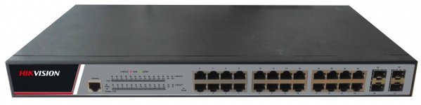 

Коммутатор управляемый HIKVISION DS-3E2528P(B) L2, 24*RJ45 1000M PoE, 4*1000M SFP порта, 802.3af/a, бюджет PoE 380Вт, VLAN, RSTP, IGMP, QoS, ERPS, DS-3E2528P(B)
