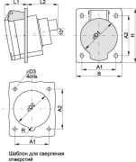 фото Розетка IEK PSR42-016-5