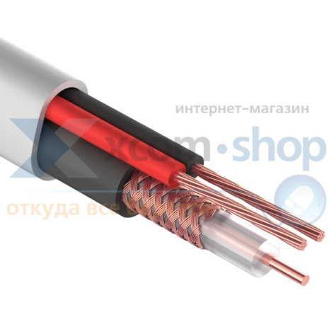 фото Кабель  Rexant КВК-В-2 + 2х0,75мм², 200м., белый REXANT в Уфе