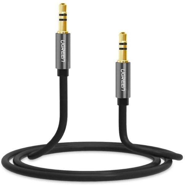 

Кабель акустический UGREEN AV119 10735_ Jack 3.5mm - Jack 3.5mm, 2м, черный, AV119