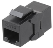 фото Адаптер проходной Hyperline CA2-KJ-C6-BK