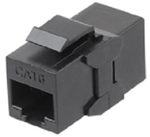 фото Адаптер проходной  Hyperline CA2-KJ-C6-BK в Перми