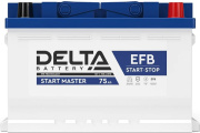 фото Аккумулятор Delta START MASTER 75 Ah EFB