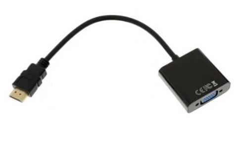 

Адаптер GoPower 00-00027496 HDMI (M)-VGA (F) BLACK, 00-00027496