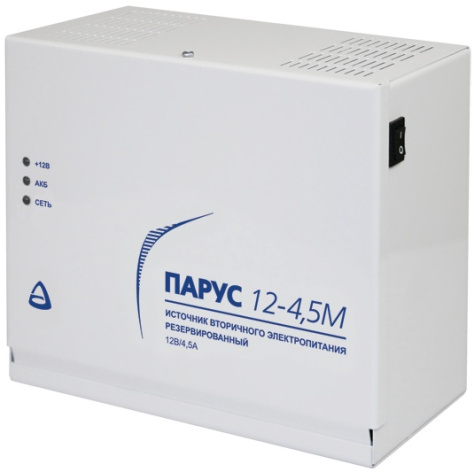 Изображение товара Источник питания Сибирский Арсенал Парус 12-4,5М для охранных систем