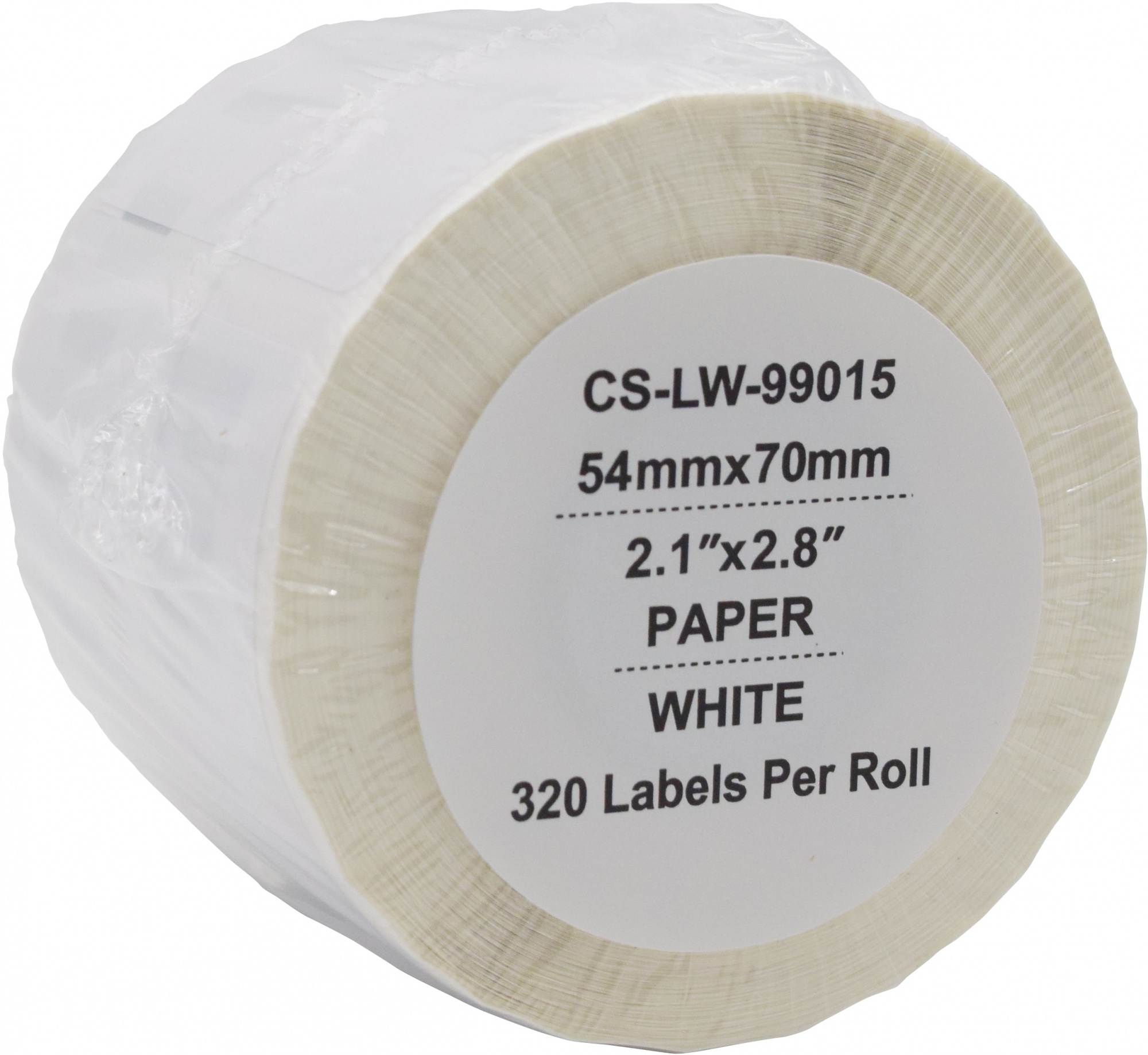 

Этикетки Cactus CS-LW-99015 сег.:70x54мм черный белый 320шт/рул Dymo Label Writer 450/4XL, CS-LW-99015