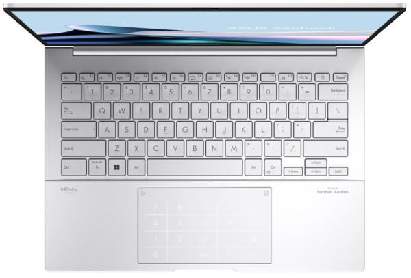 фото Ноутбук  ASUS Zenbook 14 OLED UX3405MA-QD262W в Ростове-на-Дону 14 ", Core Ultra 5, 16 Гб RAM, 512 Гб SSD, Arc graphics, Серебристый