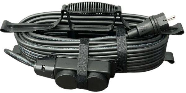 Изображение товара Удлинитель силовой iTOK iCONNECT с кабелем 10 м IP44 2 розетки