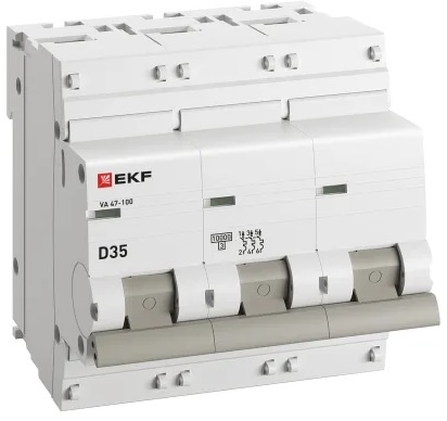 фото Автоматический выключатель  EKF mcb47100-3-35D-pro в Санкт-Петербургe