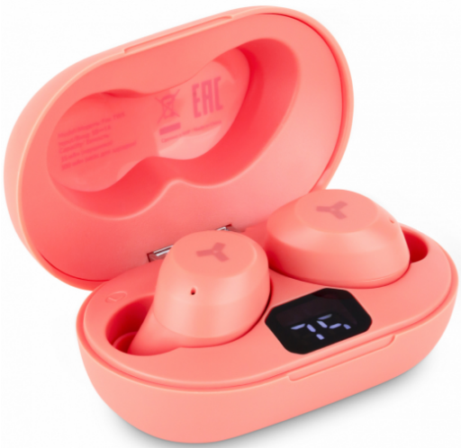 

Наушники беспроводные AccesStyle Fox TWS Pink BT 5.1, 20 Гц - 20 кГц, Fox TWS Pink