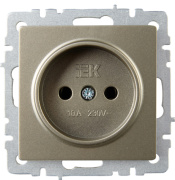 фото Розетка без заземления  IEK BR-R10-10-K37