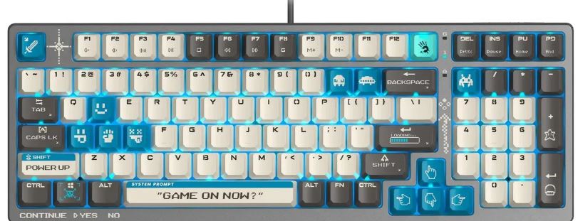

Клавиатура A4Tech Bloody S98 Pixels Blue S98 grey/beige механическая серый/бежевый USB for gamer LED (2027374), Bloody S98 Pixels Blue