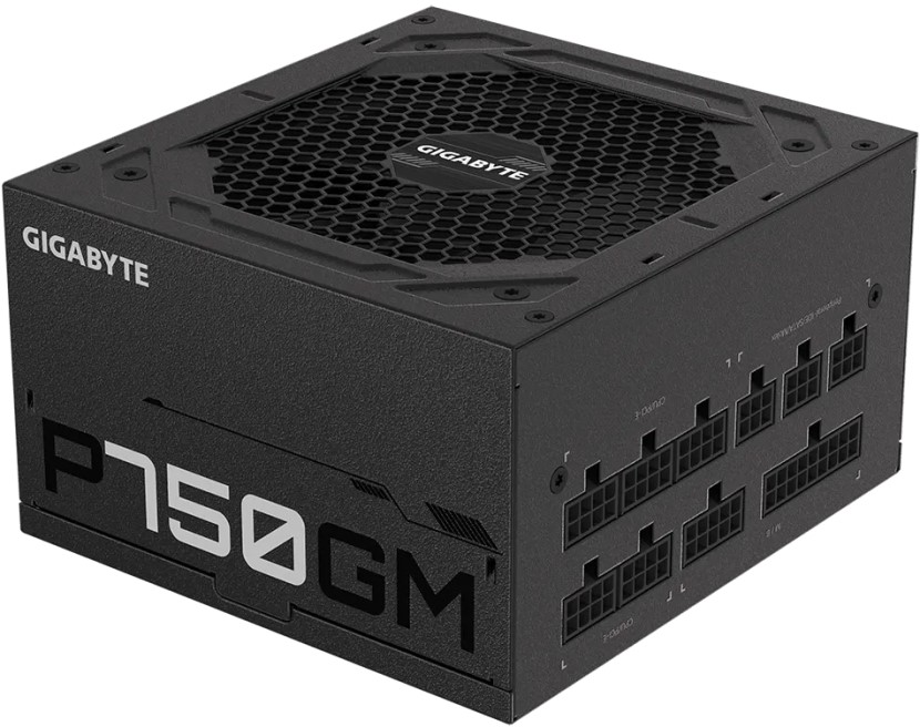

Блок питания ATX GIGABYTE GP-P750GM 750W, Active PFC, 120mm fan, 8‎0 PLUS Gold, GP-P750GM