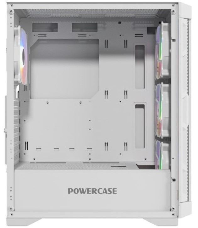 

Корпус ATX Powercase Ultimate White CUW-A4 без БП, окно из закаленного стекла, ARGB, USB 3.0, 2*USB2.0, audio, Ultimate White
