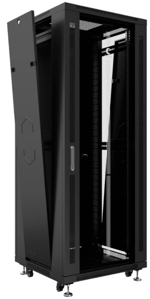 фото Шкаф напольный 19", 27U Cabeus SH-05C-27U60/60-BK в Санкт-Петербургe