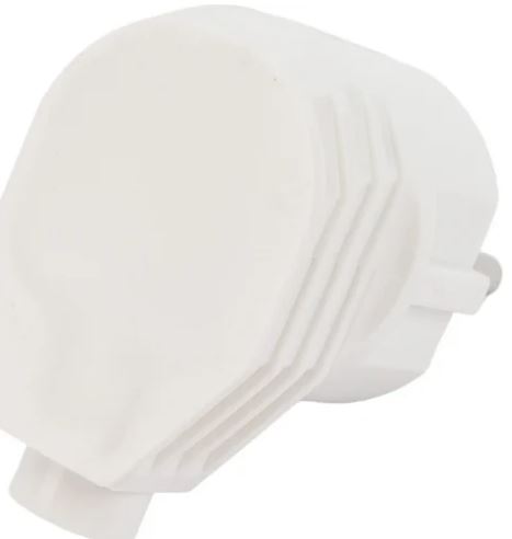 

Вилка SmartBuy SBE-16-P02-w угловая с заземлением белая 16А 250В (1/50), SBE-16-P02-w