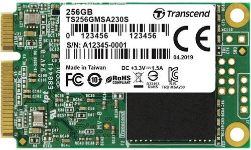 фото Накопитель SSD mSATA Transcend TS256GMSA230S в Уфе 256 ГБ