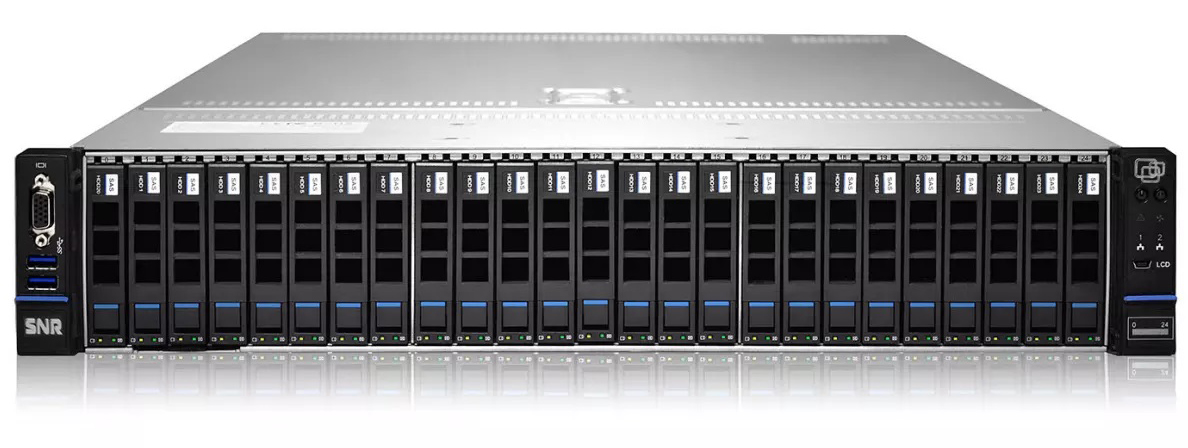 

Серверная платформа SNR SNR-SR2225RS 2U, Scalable, DDR4, 25xHDD, резервируемый БП, SNR-SR2225RS