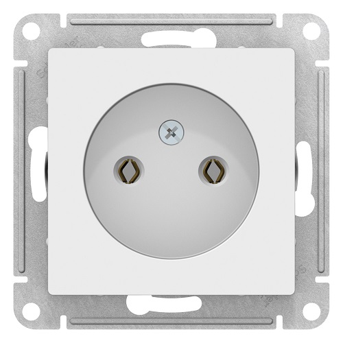 

Розетка Schneider Electric ATN000141 AtlasDesign, без заземления, 16А, механизм, белая, ATN000141