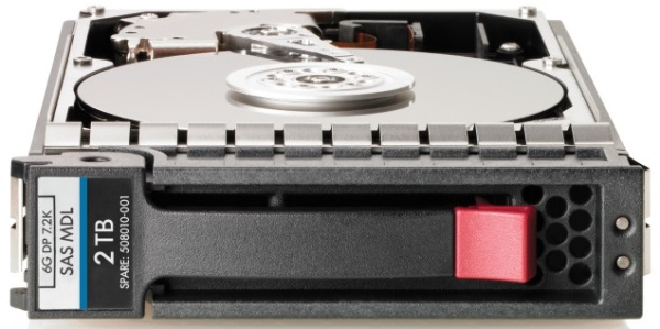 Изображение товара Жесткий диск HPE 872485-B21 2 ТБ SAS 3.5" 7200 rpm корпоративный уровень