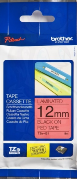 Изображение товара Наклейка Brother TZE431 высокая стойкость к царапинам и температуре