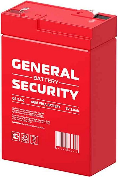 фото Аккумулятор  General Security GS2.8-6 в Уфе