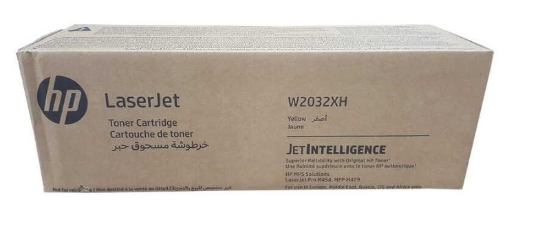 

Тонер-картридж HP 415X W2032XH для LJ Pro M454/MFP M479, желтый (6 000 стр.), 415X