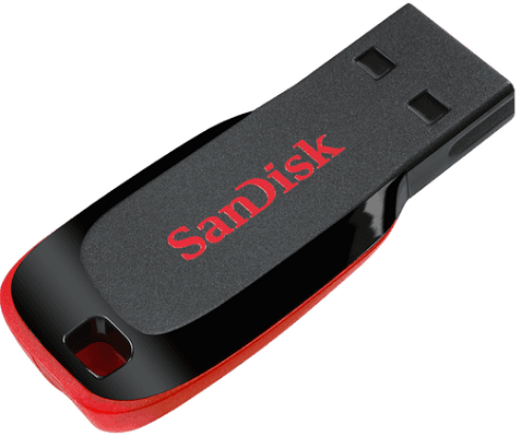 

Накопитель USB 2.0 32GB SanDisk Cruzer Blade SDCZ50-032G-B35 черный/красный, Cruzer Blade