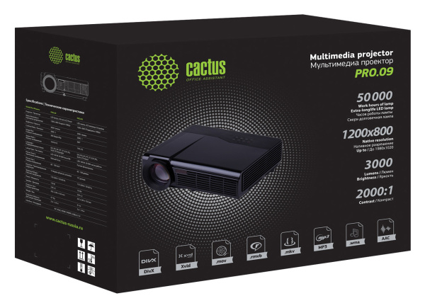 фото Проектор  Cactus CS-PRO.09WT.WXGA-A в Красноярске