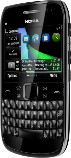 фото Мобильный телефон  Nokia E6 Black