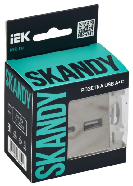 фото Розетка USB  IEK SK-U22-D31-K50 в Казани