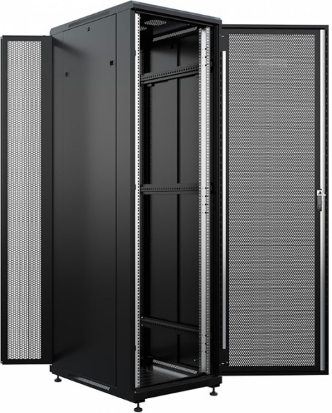фото Шкаф напольный 19", 42U ONTEK TC42U66PPDLDRSWAS-9005 в Казани