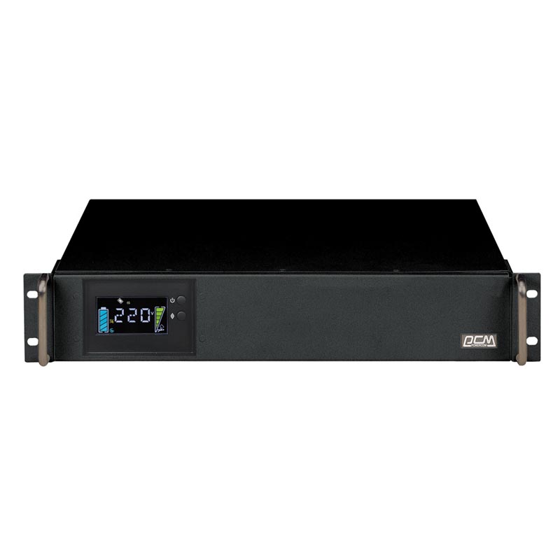 

Источник бесперебойного питания Powercom KIN-1200AP LCD King Pro RM 960W 1200Va black, KIN-1200AP LCD