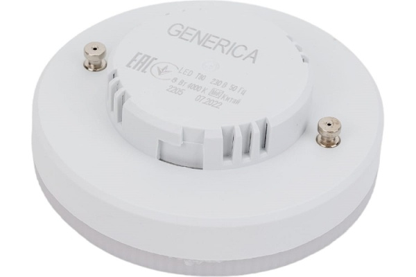 фото Лампа светодиодная GENERICA LL-T80-08-230-40-GX53-G в Уфе