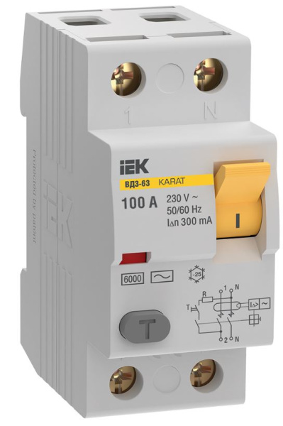 Изображение товара УЗО IEK MDV20-2-100-300