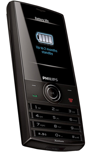 фото Мобильный телефон  Philips Xenium X501 Black