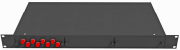 фото Кросс оптический стоечный TopLAN КРС-Top-1U-08FC/U-OS2-BK