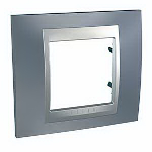 

Рамка Schneider Electric MGU66.002.097 Unica Top 1 пост, IP20 (грей/алюминий), MGU66.002.097