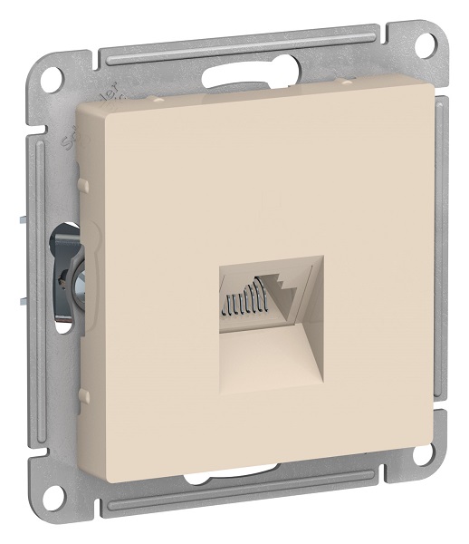 

Розетка Schneider Electric ATN000283 AtlasDesign, компьютерная, RJ45, механизм, бежевая, ATN000283